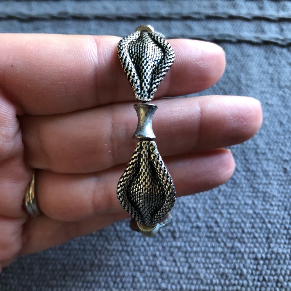 Alex and Ani silver cuff bracelet